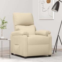 vidaXL Fotoliu rabatabil, crem, material textil GartenMobel Dekor (340176)