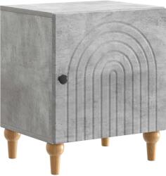 vidaXL Noptiera moderna gri beton, lemn prelucrat, 43x34, 5x50 cm (894111)