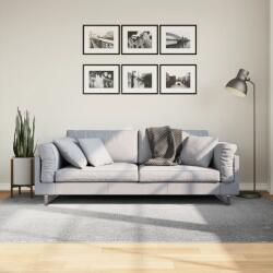 vidaXL Covor "IZA" aspect scandinav, cu fire scurte, gri, 160x230 cm GartenMobel Dekor (375454) Covor