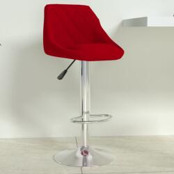 vidaXL Scaun de bar, rosu vin, catifea GartenMobel Dekor (335300)