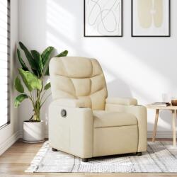 vidaXL Fotoliu rabatabil, material textil crem GartenMobel Dekor (3205611)