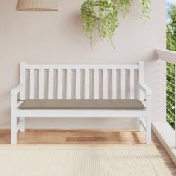 vidaXL Perna de banca de gradina gri taupe, 150x50x3 cm, textil oxford GartenMobel Dekor (47623)