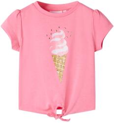 vidaXL Tricou pentru copii, roz fosforescent, 116 GartenMobel Dekor (11251)