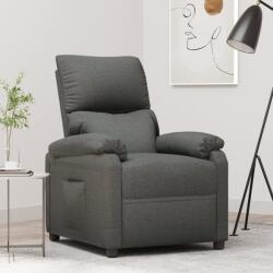 vidaXL Fotoliu rabatabil, gri închis, material textil GartenMobel Dekor (344904)