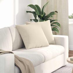 vidaXL Perne pentru canapea 2 pcs Bej 50 x 50 cm tesatura GartenMobel Dekor (42013988)