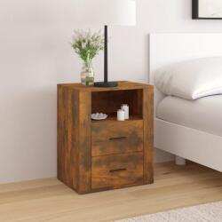 vidaXL Noptiera, stejar fumuriu, 50x36x60 cm, lemn compozit GartenMobel Dekor (816733)