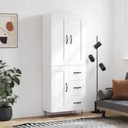 vidaXL Dulap înalt, alb, 69, 5x34x180 cm, lemn compozit GartenMobel Dekor (3200033) Comoda