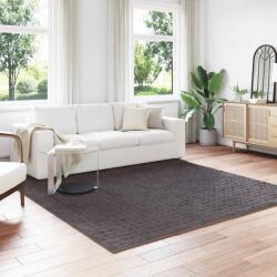 vidaXL Covor patrat antracit 240x240 cm, poliester antiderapant pentru interior (42022787) Covor