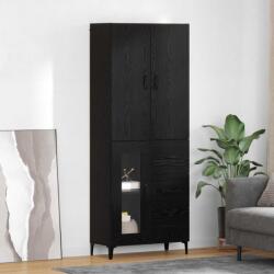 vidaXL Bufet Pe perete Stejar Negru 69, 5 x 34 x 180 cm Lemn compozit GartenMobel Dekor (3416237) Comoda
