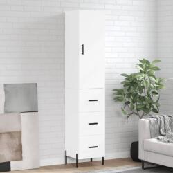 vidaXL Dulap înalt, alb, 34, 5x34x180 cm, lemn prelucrat GartenMobel Dekor (3198857) Comoda
