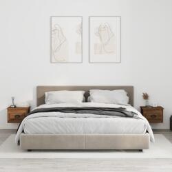 vidaXL Noptiere de perete, 2 buc. , stejar maro, 41, 5x36x28 cm GartenMobel Dekor (816391)
