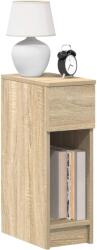 vidaXL Noptiera cu sertar Stejar Sonoma 20x36x60 cm GartenMobel Dekor (858699)