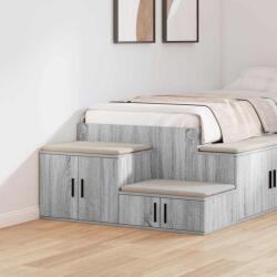 vidaXL Dulap de depozitare 2 pcs Gri Sonoma 108 x 41 x 40 cm GartenMobel Dekor (866672)