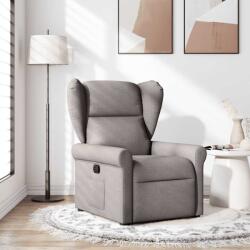 vidaXL Fotoliu rabatabil, gri taupe, material textil GartenMobel Dekor (4015663)