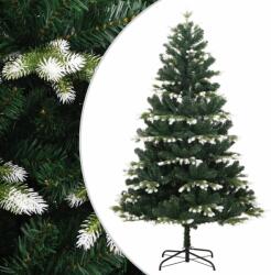 vidaXL Brad de Craciun artificial cu balamale si zapada, 120 cm GartenMobel Dekor (356755)