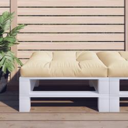 vidaXL Perna pentru paleti, bej, 80x80x12 cm, material textil GartenMobel Dekor (360494)