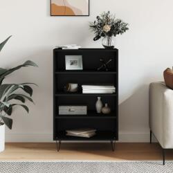 vidaXL Dulap înalt, negru, 57x35x90 cm, lemn compozit GartenMobel Dekor (827229) Comoda