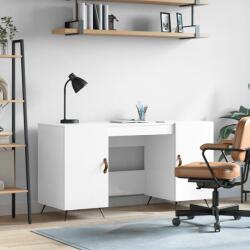 vidaXL Birou, alb extralucios, 140x50x75 cm, lemn compozit GartenMobel Dekor (829518)