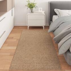 vidaXL Covor dreptunghiular antiderapant maro natural 200x80 cm pentru interior (42022522) Covor
