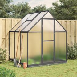 vidaXL Sere cu cadru de baza, antracit, 169x169x202 cm, aluminiu GartenMobel Dekor (4005833)