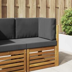 vidaXL Perna pentru canapea de exterior 3 pcs Antracit Poliester GartenMobel Dekor (900744)