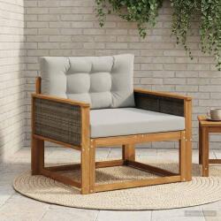 vidaXL Canapea Medie pentru Exterior natural GartenMobel Dekor (3438845) Canapea