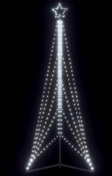 vidaXL Pom de Craciun LED 525 LED-uri Alb Rece 302 cm GartenMobel Dekor (4016417)