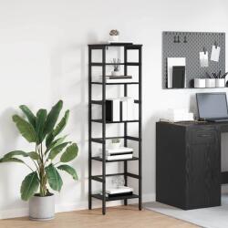vidaXL Raft pentru carti Stejar Negru 40 x 29, 5 x 149 cm Lemn compozit GartenMobel Dekor (883910) Biblioteca