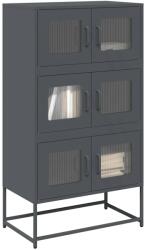 vidaXL Dulap înalt, antracit, 68x39x123 cm, otel GartenMobel Dekor (853352) Comoda