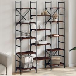 vidaXL Biblioteca, stejar maro, 127, 5x28, 5x172, 5 cm, lemn prelucrat GartenMobel Dekor (838872) Biblioteca