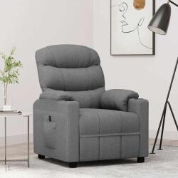vidaXL Fotoliu rabatabil electric, gri deschis, textil GartenMobel Dekor (3143491)