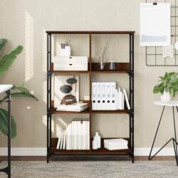 vidaXL Biblioteca, stejar maro, 78, 5x33x117, 5 cm, lemn prelucrat GartenMobel Dekor (835253) Biblioteca