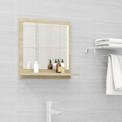 vidaXL Oglinda de baie, stejar sonoma, 40 x 10, 5 x 37 cm, PAL GartenMobel Dekor (804556)