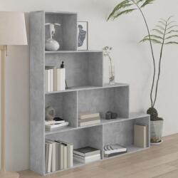 vidaXL Biblioteca/Separator, gri beton, 155x24x160 cm, lemn prelucrat GartenMobel Dekor (800661) Biblioteca