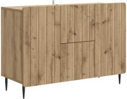 vidaXL Bufet Stejar Artizanal 89 x 34, 5 x 62 cm Lemn prelucrat GartenMobel Dekor (894434) Comoda