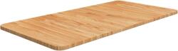 vidaXL Blat de baie, maro deschis, 80x40x1, 5 cm, lemn masiv tratat GartenMobel Dekor (343010)