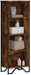 vidaXL Biblioteca, stejar fumuriu, 50x31x137, 5 cm, lemn prelucrat GartenMobel Dekor (848611) Biblioteca