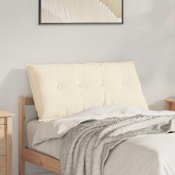 vidaXL Perna pentru spate Crem 100 x 50 cm Tesatura din corduroy GartenMobel Dekor (42014781)