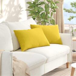 vidaXL Perne pentru canapea 2 pcs Galben deschis 40 x 60 cm tesatura GartenMobel Dekor (42013662)