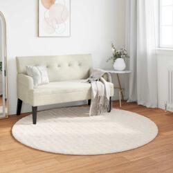 vidaXL Covor rotund crem Ø 200 cm, antiderapant, pentru living si dormitor (42022738) Covor