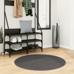 vidaXL Covor "IZA" aspect scandinav, cu fire scurte, antracit, Ø 100cm GartenMobel Dekor (375434) Covor