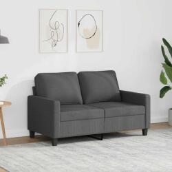 vidaXL Canapea cu 2 locuri, gri închis, 120 cm, material textil GartenMobel Dekor (359156) Canapea