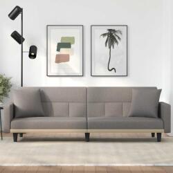 vidaXL Canapea extensibila, cu perne, gri taupe, material textil GartenMobel Dekor (351880) Canapea