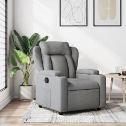 vidaXL Fotoliu rabatabil gri deschis, material textil GartenMobel Dekor (3205564)
