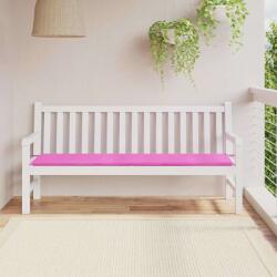 vidaXL Pad pentru Banca Simplu Roz 150 x 50 x 3 cm Material Oxford GartenMobel Dekor (361184)