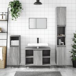 vidaXL Dulap pentru baie, gri sonoma, 80x33x60 cm, lemn compozit GartenMobel Dekor (831634)