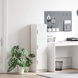 vidaXL Highboard Alb 31.5 x 32 x 124 cm Lemn compozit GartenMobel Dekor (869346) Comoda