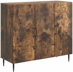 vidaXL Bufet Stejar fumuriu 89 x 34, 5 x 80 cm Lemn prelucrat GartenMobel Dekor (894880) Comoda