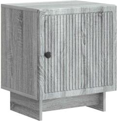 vidaXL Noptiera Sonoma gri din lemn prelucrat, 43 x 34, 5 x 50 cm, stil vintage (893887)