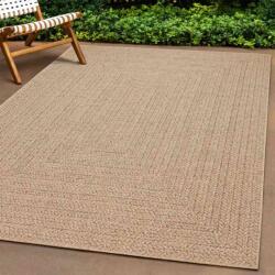 vidaXL Covor ZIZUR aspect iuta, 120x120cm, pentru interior si exterior GartenMobel Dekor (4006154) Covor